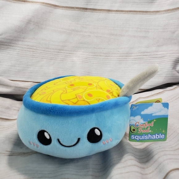 Squishable Comfort Food Goodles Mac & Cheese Plush Stuffed Toy With Tag 5" - Picture 1 of 12